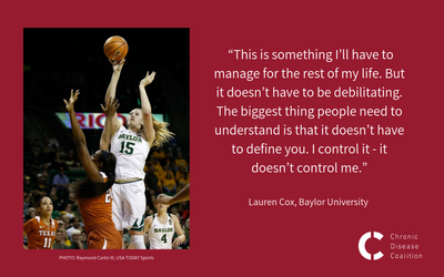Baylor basketball star battles diabetes