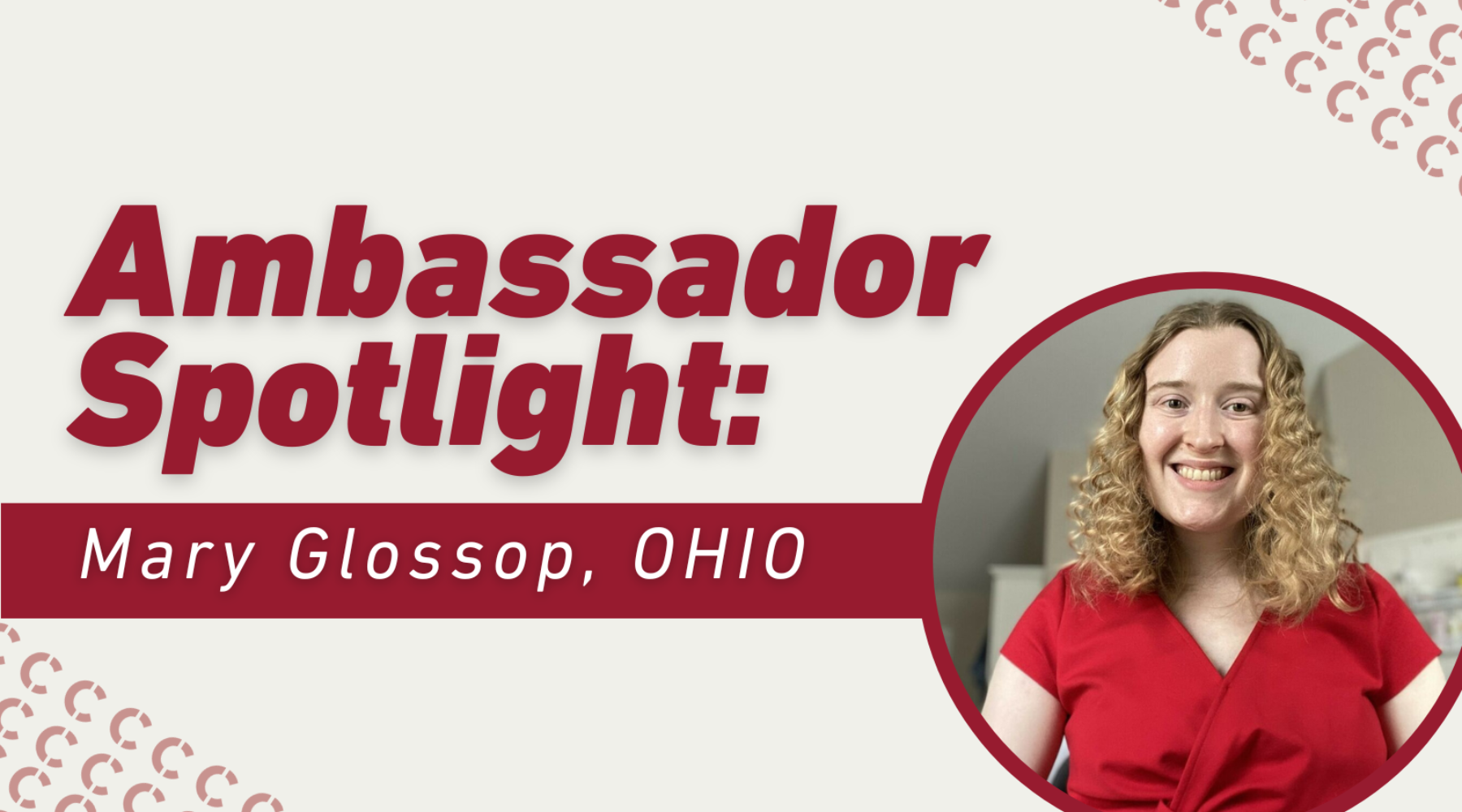 Ambassador Spotlight: Mary Glossop