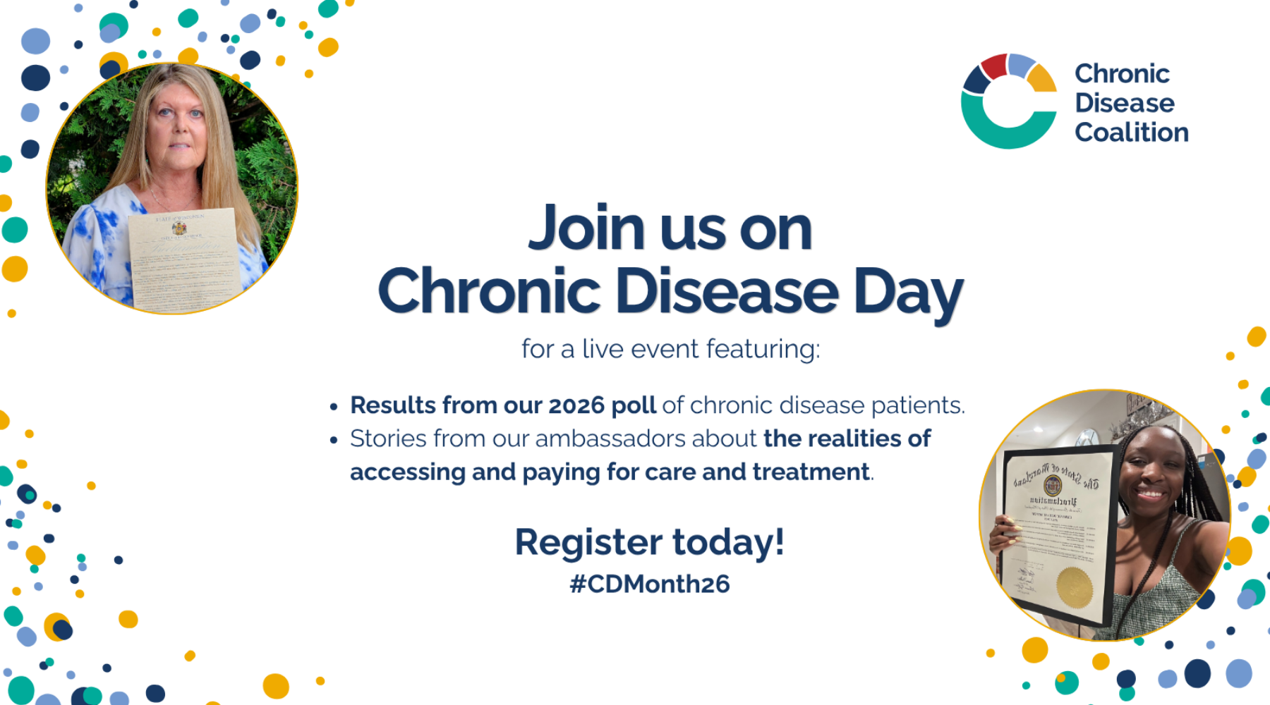 Registration for Our Chronic Disease Day Live Event is Now Open!