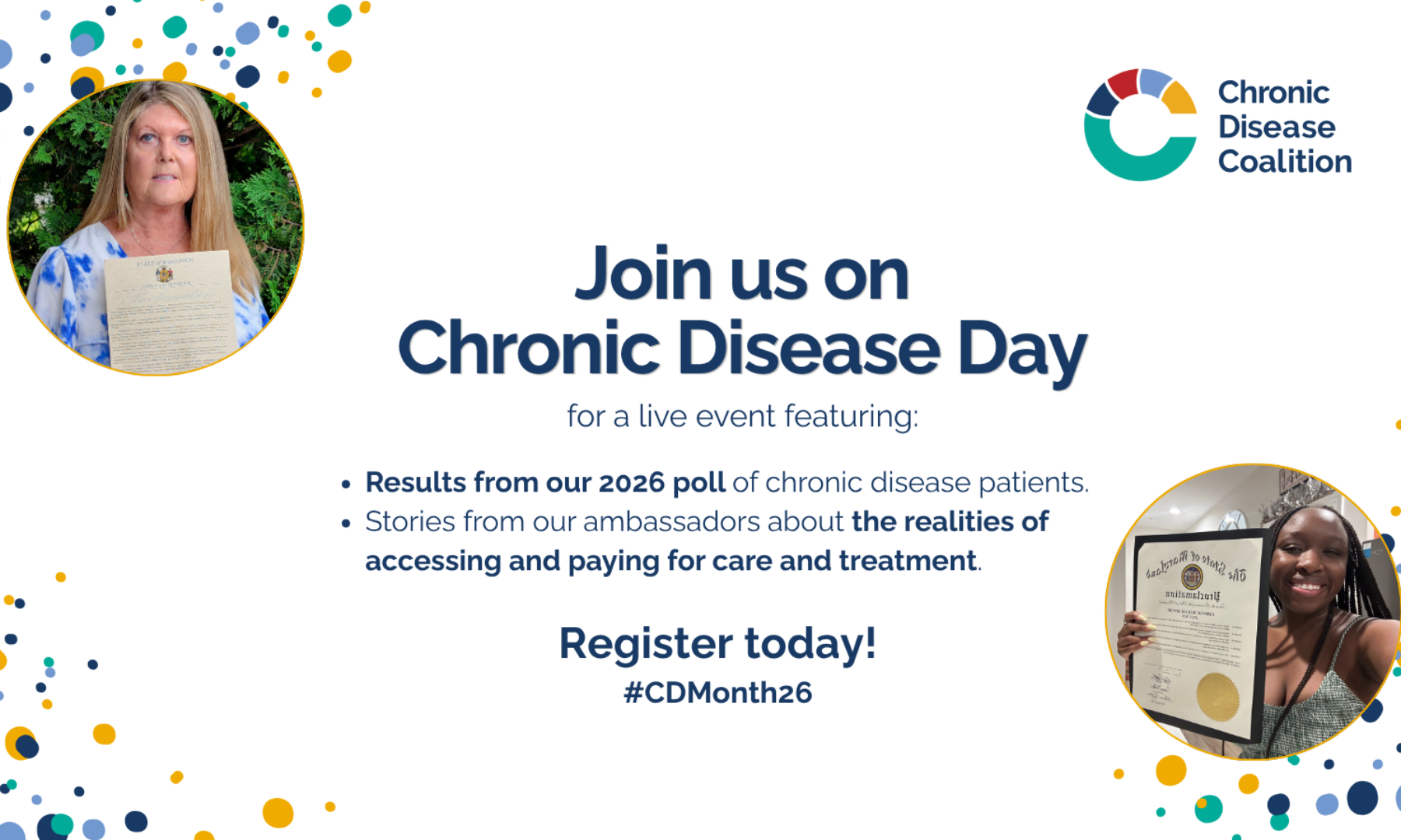 Registration for Our Chronic Disease Day Live Event is Now Open!